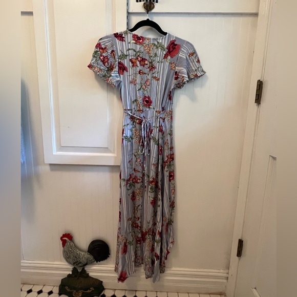 Floral Wrap Dress - Picture 4 of 6